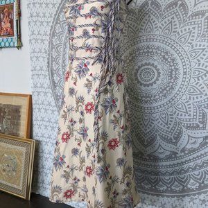 BCBGMaxAzria Floral Corset Strapless Dress